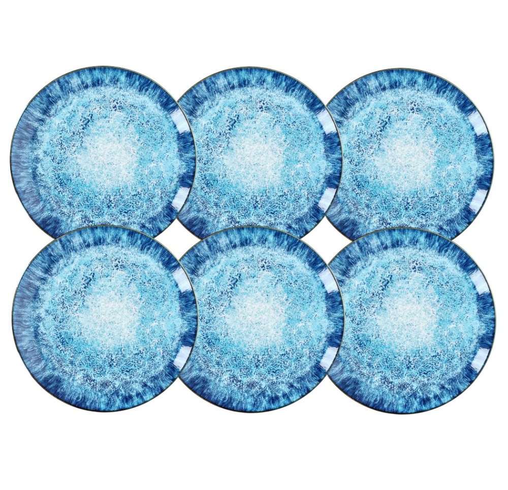 HIT Jídelní sada talířů 6 ks porcelán 27 cm OCEAN HT-24324278 - thumb (7)