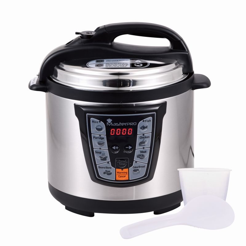 Product detail of MASTERPRO Tlakový hrnec elektrický FOODIES 6 litrů 1000W BGMP-9079