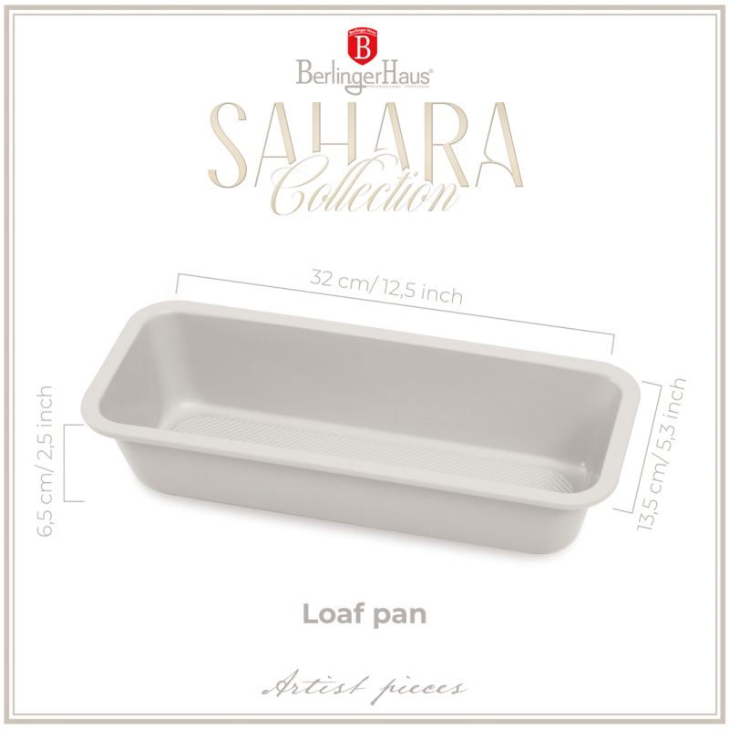 BERLINGERHAUS Forma na biskupský chlebíček s titanovým povrchem Sahara Collection BH-7920