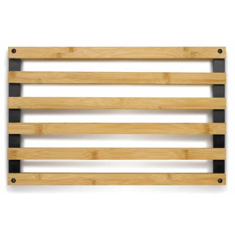 KELA Podložka Kiril 38x24 cm bambus čierna KL-12596