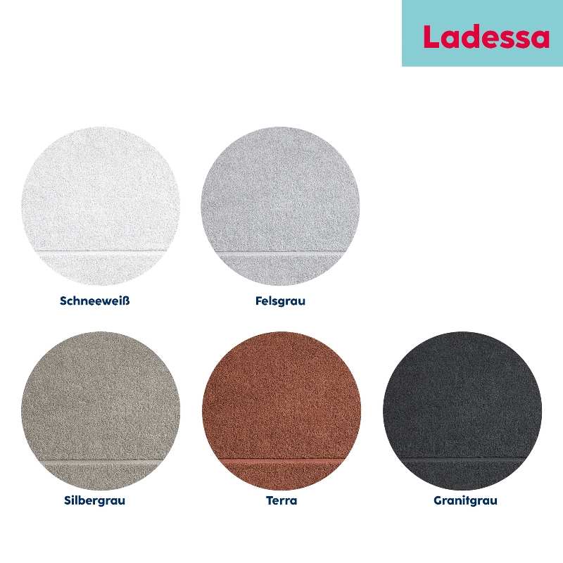 KELA Kúpeľňová predložka Ladessa Ladessa 70x50 cm bavlna terra KL-23487