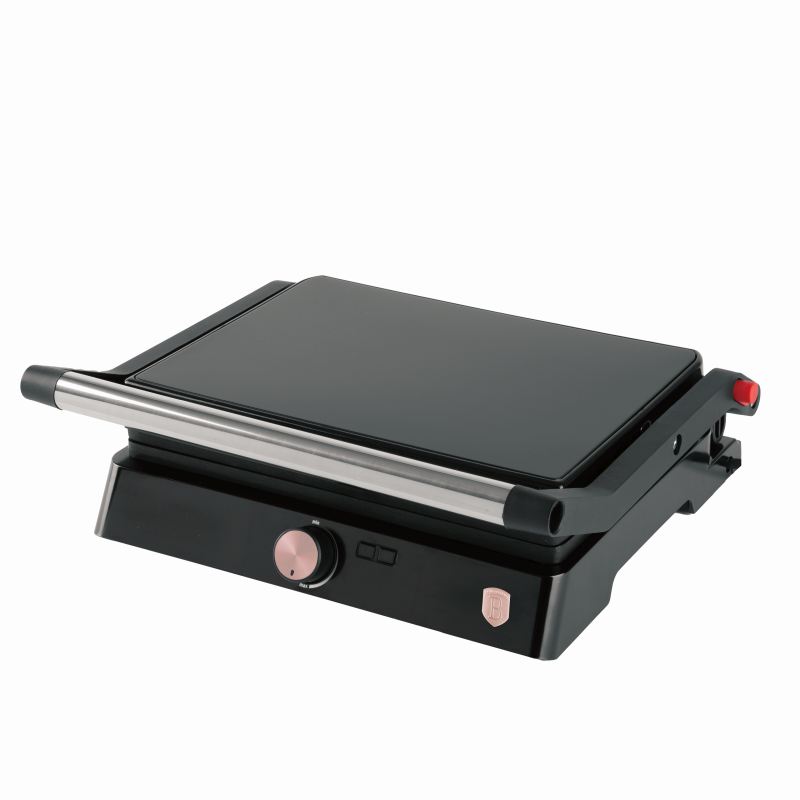 BERLINGERHAUS Elektrický kontaktní gril s nepřilnavým povrchem Black Rose Collection BH-9492