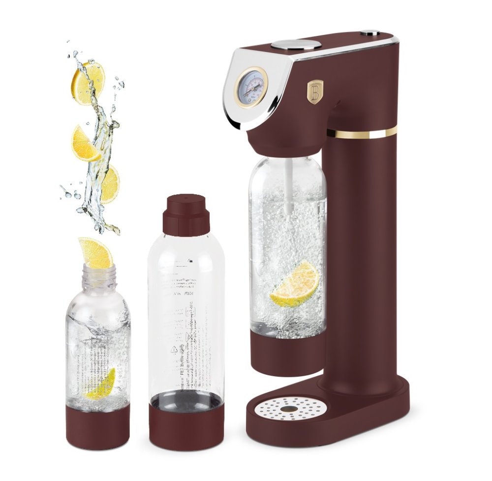 BERLINGERHAUS Výrobník sody SODABAR + 2 lahve Leonardo Colletion BH-8555