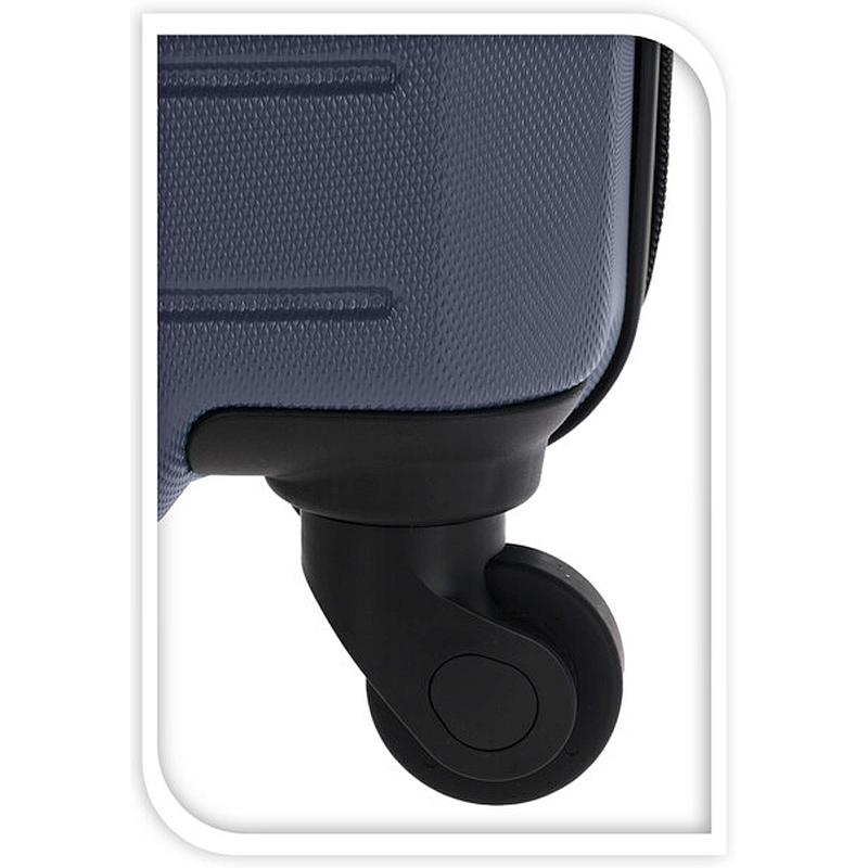 PROWORLD Sada plastových cestovních kufrů 3 ks 50 / 60 / 70 cm tmavě modrá KO-FB5000470 - thumb (2)