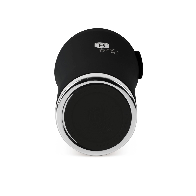 BERLINGERHAUS Termohrnek s dvojitou stěnou nerez 0,5 l Matte Black Collection BH-8751