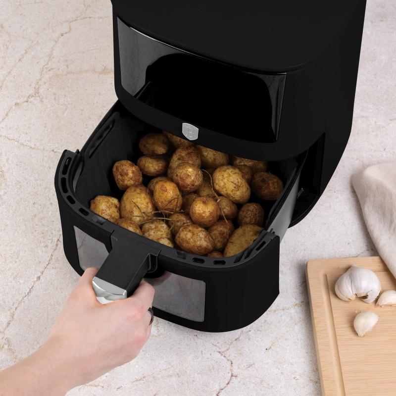 BERLINGERHAUS Silikonový košík do horkovzdušné fritézy Matte Black Collection BH-8886