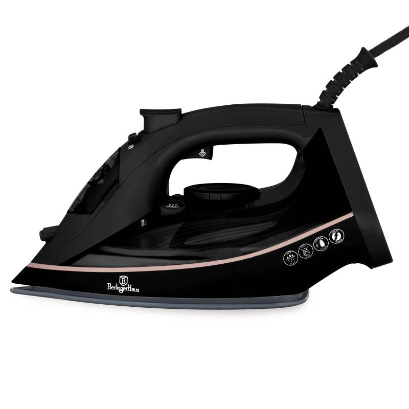 BERLINGERHAUS Žehlička napařovací 2200 W Black Rose Collection BH-9592