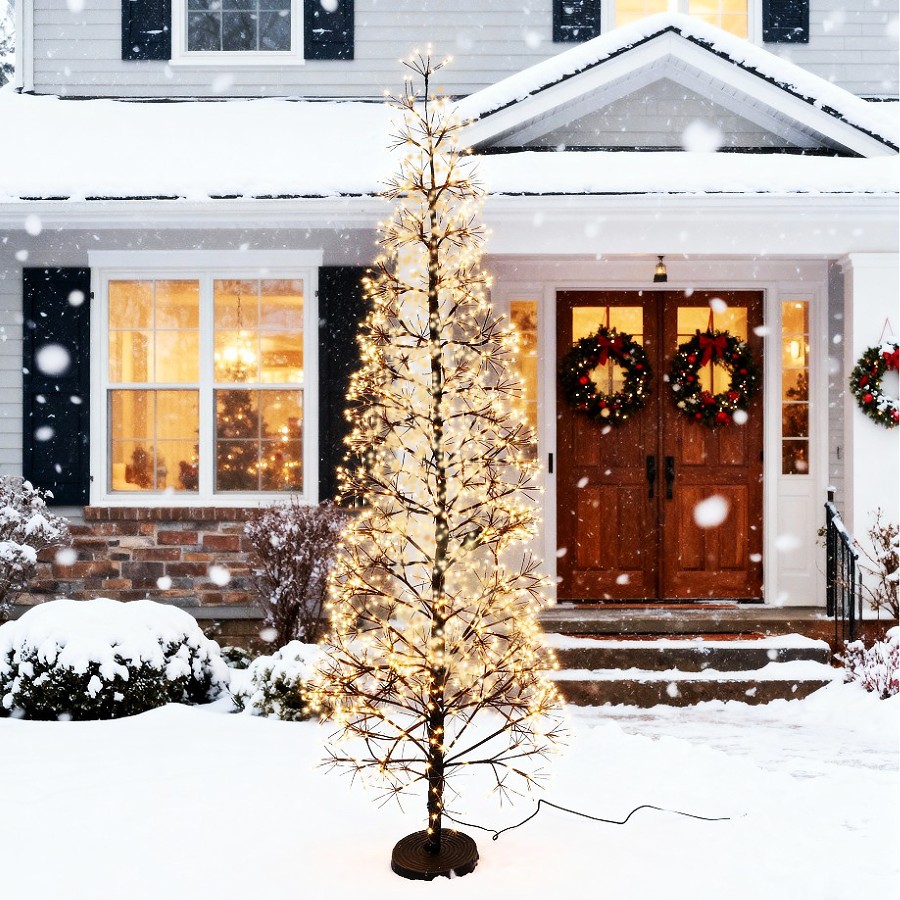 HOMESTYLING Dekorativní světelný stromek 1600 LED 150 cm KO-AX5390050