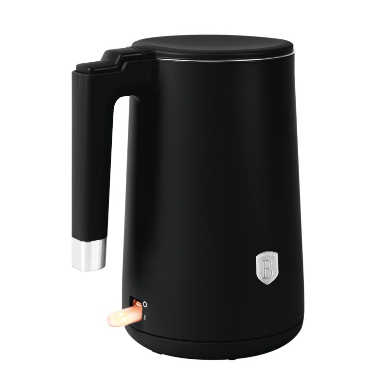 BERLINGERHAUS Rychlovarná konvice s dvojitou stěnou Matte Black Collection BH-9589 - thumb (1)