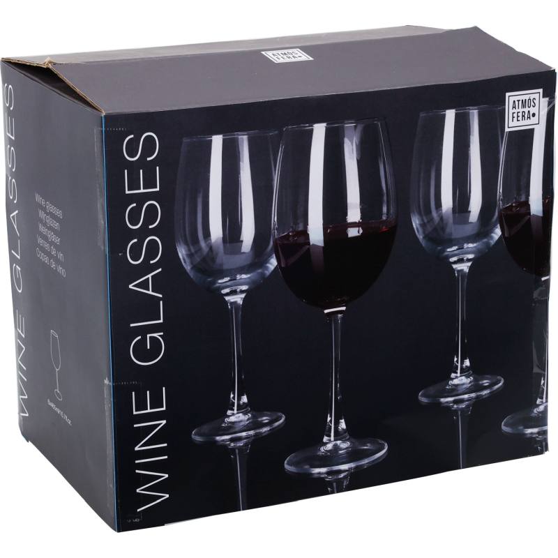 EXCELLENT HOUSEWARE Sklenice na víno 465 ml sada 6 ks KO-170490110
