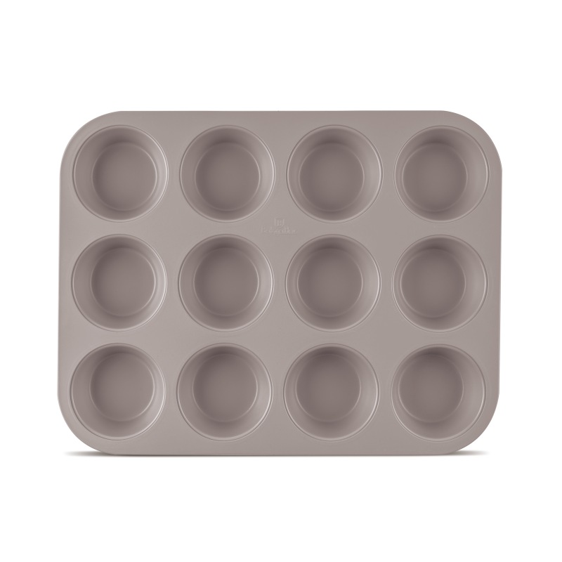 BERLINGERHAUS Forma na muffiny s nepřilnavým povrchem 12 ks Taupe Collection BH-7947