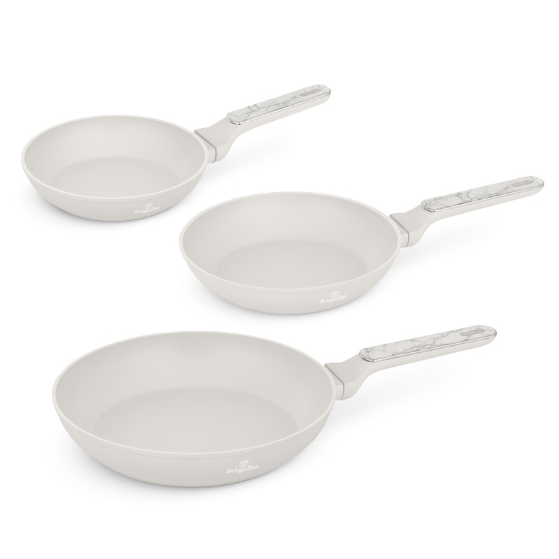 BERLINGERHAUS Sada pánví s titanovým povrchem 3 ks Sahara Marble Collection BH-8398