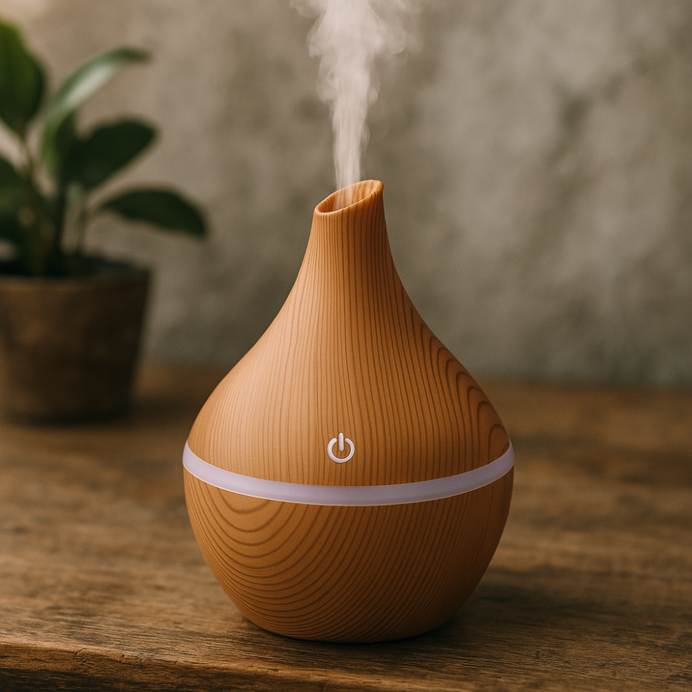 HOMESTYLING Zvlhčovač vzduchu s aroma terapií USB LED KO-MC5557340