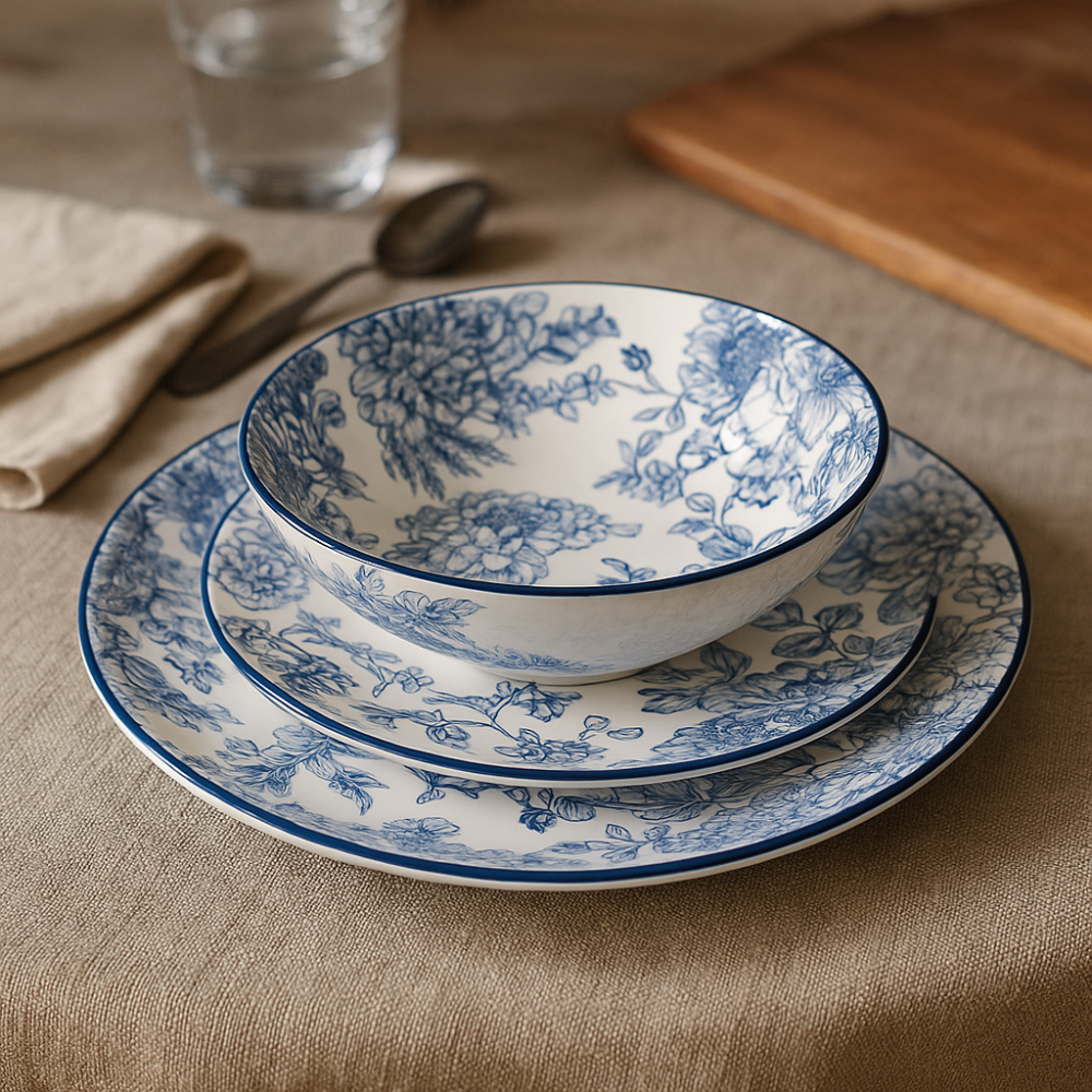 SIAKI Jídelní sada porcelánová 18 ks KO-Q04000110