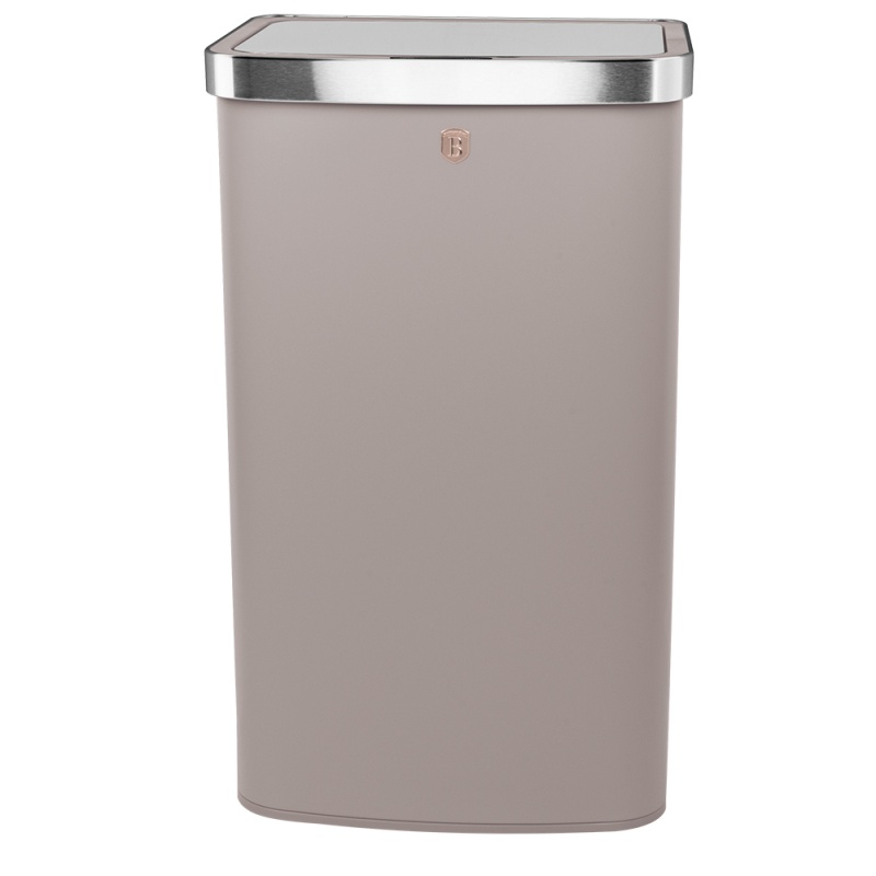 BERLINGERHAUS Koš odpadkový se senzorovým otvíráním 60 l Taupe Collection BH-9794