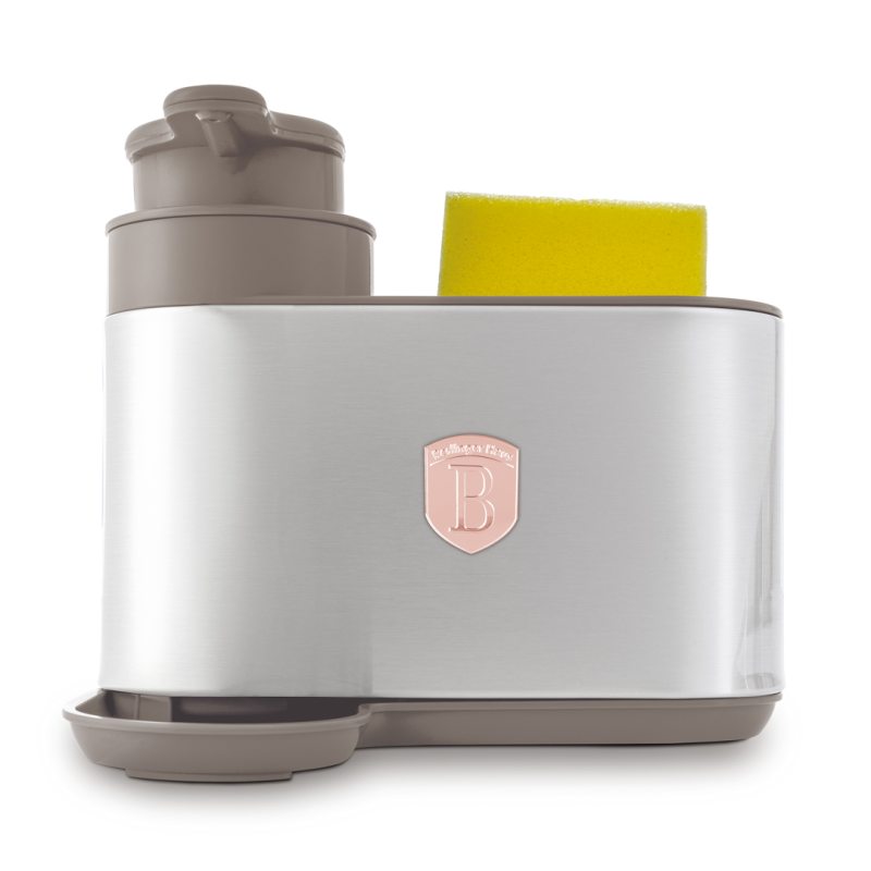 BERLINGERHAUS Dávkovač na jar s držákem 2 v 1 Taupe Collection BH-8930