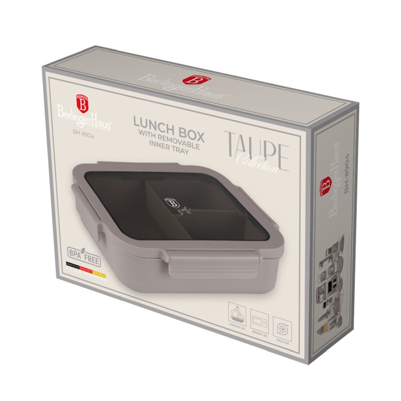 BERLINGERHAUS Svačinový box Taupe Collection BH-8904