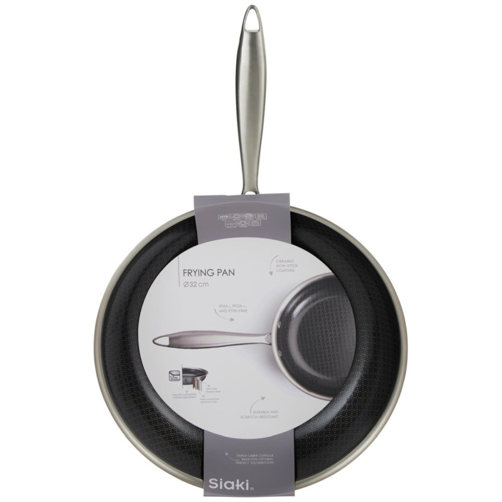 SIAKI HUISHOUD Pánev nerezová s nepřilnavým povrchem 32 cm KO-C85000570