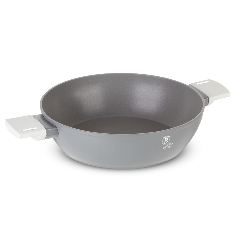 BERLINGERHAUS Pekáč okrúhly s pokrievkou s titánovým povrchom 28 cm Aspen Collection BH-7070