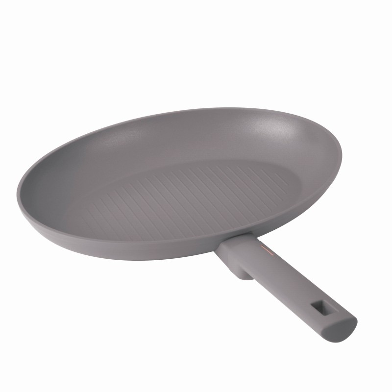 BERLINGERHAUS Pánev na ryby a steaky s titanovým povrchem 35 cm Taupe Collection BH-8104