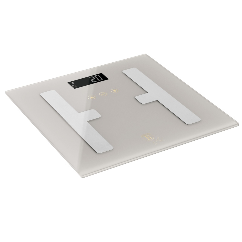 BERLINGERHAUS Osobní váha s měřením tuku, svalů a vody 180 kg Sahara Collection BH-9755