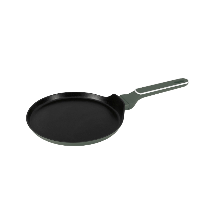 BERLINGERHAUS Pánev na palačinky s titanovým povrchem 25 cm Matte Green Collection BH-8153