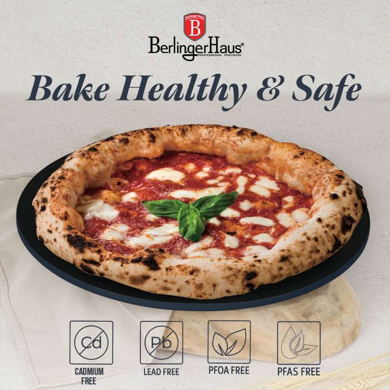 BERLINGERHAUS Pánev na pizzu s titanovým povrchem 36 cm Dep Sea Collection BH-8700