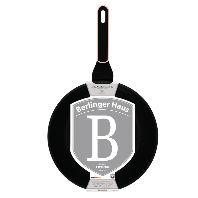 BERLINGERHAUS Pánev s titanovým povrchem 28 cm Black Rose Collection BH-8347