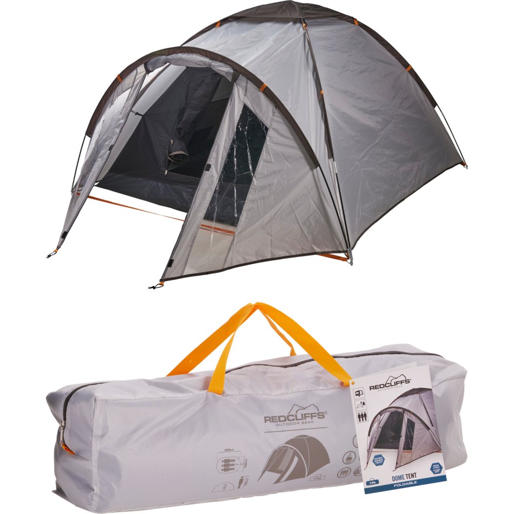 PROGARDEN Stan Redclifs pro 3 osoby 300 × 190 × 125 cm šedý KO-X92000650