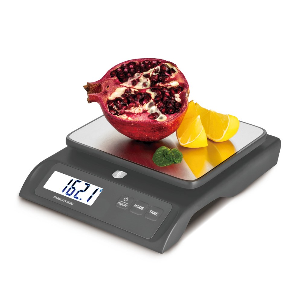 BERLINGERHAUS Kuchyňská váha digitální 6 kg Antracit collection BH-9920