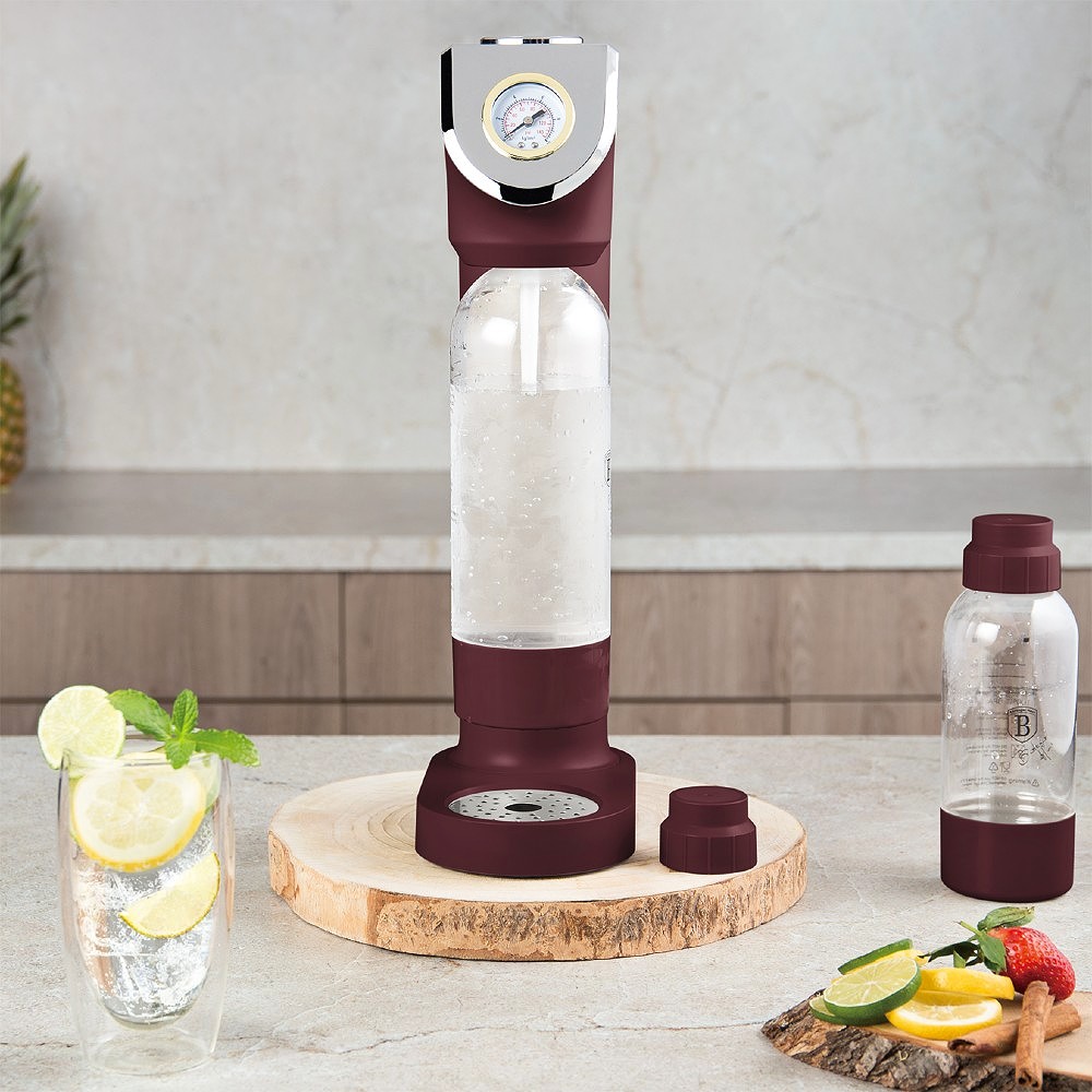 BERLINGERHAUS Výrobník sody SODABAR + 2 lahve Leonardo Collection BH-8555