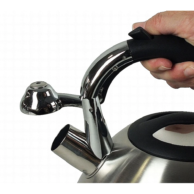 KELA Konvice pískací VARUS, nerez 3 l, stříbrná KL-11655