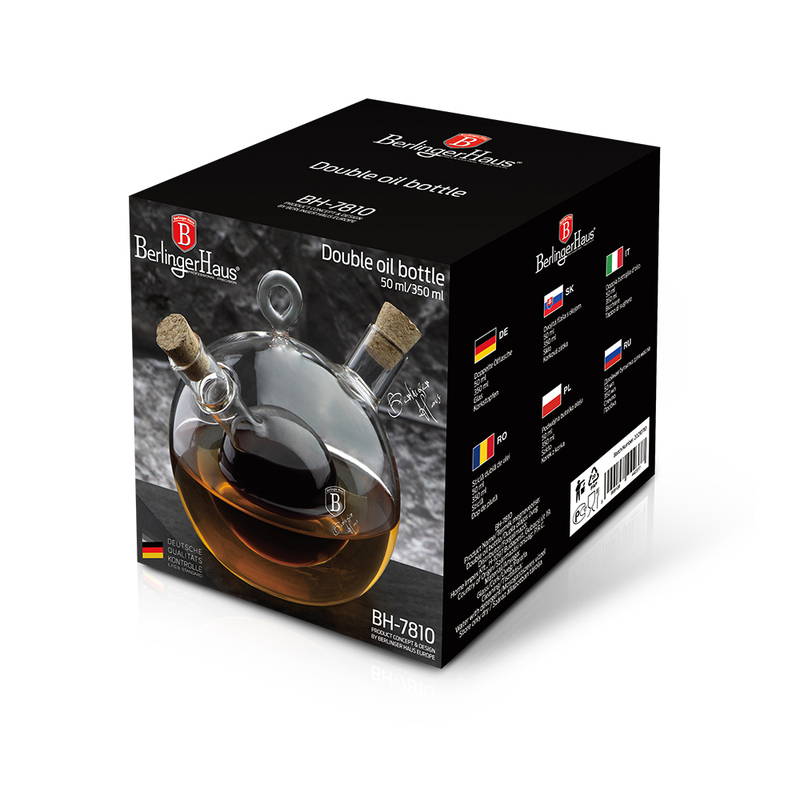 BERLINGERHAUS Fľaša na olej a ocot 2v1 Crystal Collection BH-7810