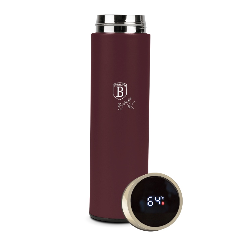 BERLINGERHAUS Chytrá termoska s ukazatelem teploty 0,5 l Leonardo Collection BH-9678