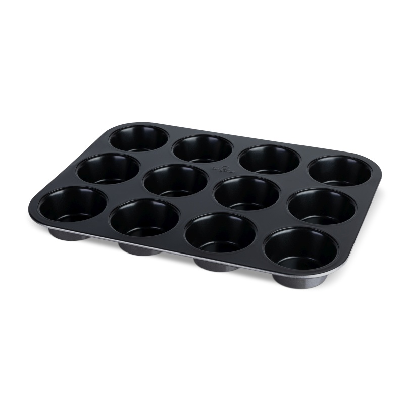 BERLINGERHAUS Forma na muffiny 12 ks s titanovým povrchem Carbon Pro Collection BH-7872