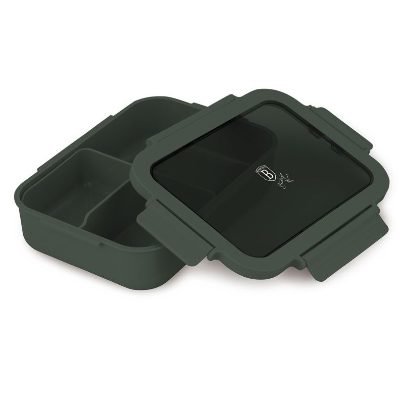 BERLINGERHAUS Svačinový box 24 x 18 cm Matte Green Collection BH-8922
