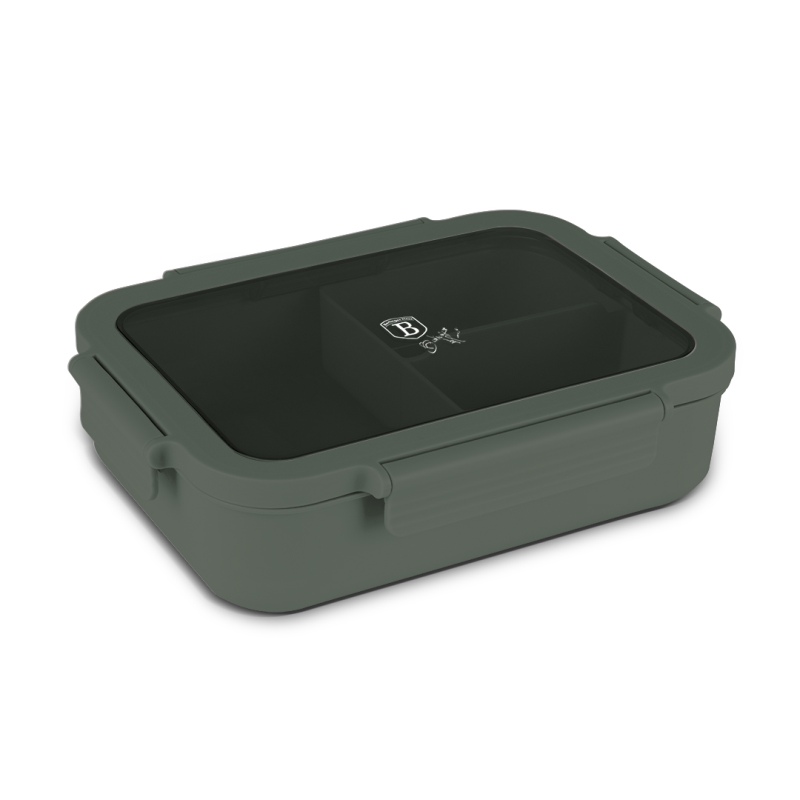 BERLINGERHAUS Svačinový box 24 x 18 cm Matte Green Collection BH-8922