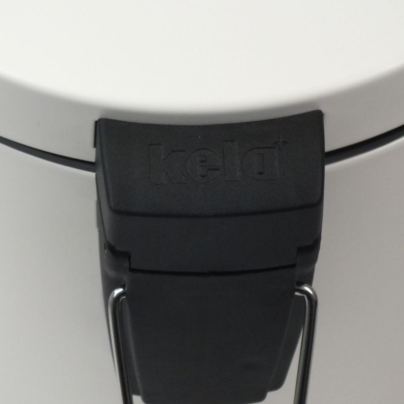 KELA Kôš odpadkový 12 l CORNELL, biela KL-10929