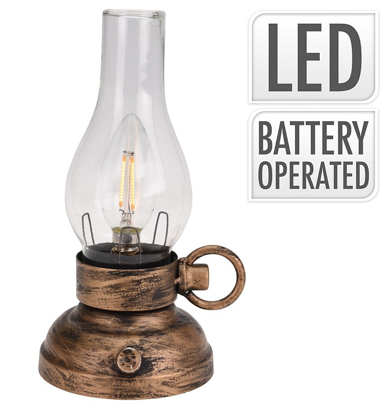 PROGARDEN Lucerna s LED žárovkou RETRO 20 cm KO-XX8110930