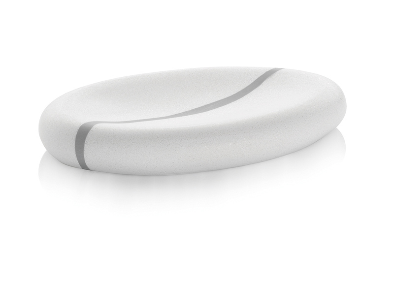 KELA Miska na mydlo Talus polyresin biela KL-20301