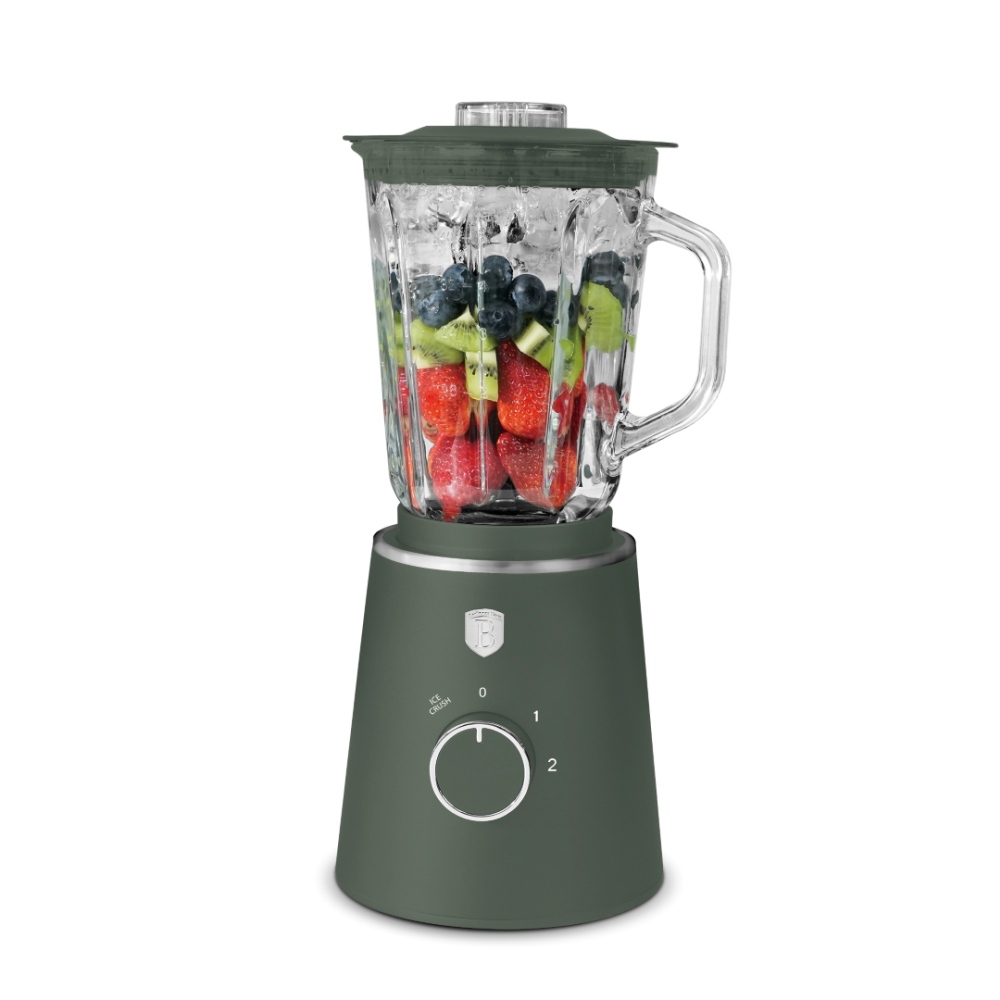 BERLINGERHAUS Stolní mixér se skleněnou nádobou 1,5 L 1000 W Matte Green Collection BH-9823