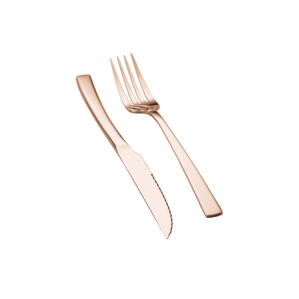 BERLINGERHAUS Sada příborů se steakovým nožem 12 ks nerez Rosegold Metallic Line BH-3088