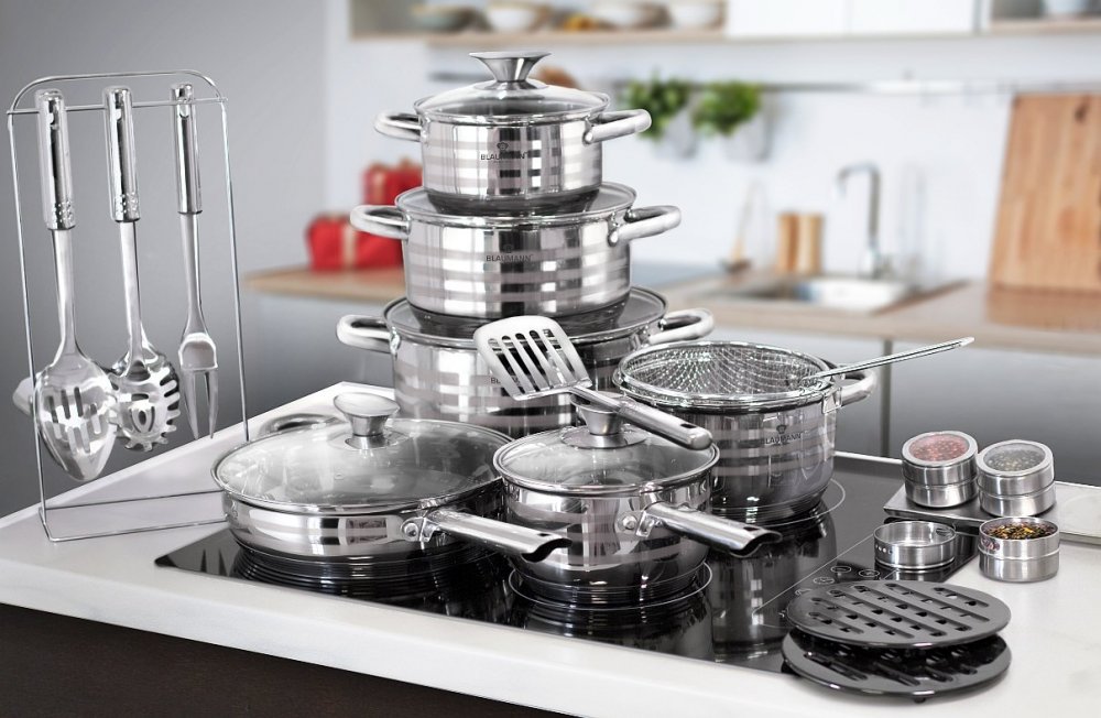 BLAUMANN Sada nádobí nerez 27 ks Jumbo Gourmet Line BL-3134 - thumb (2)