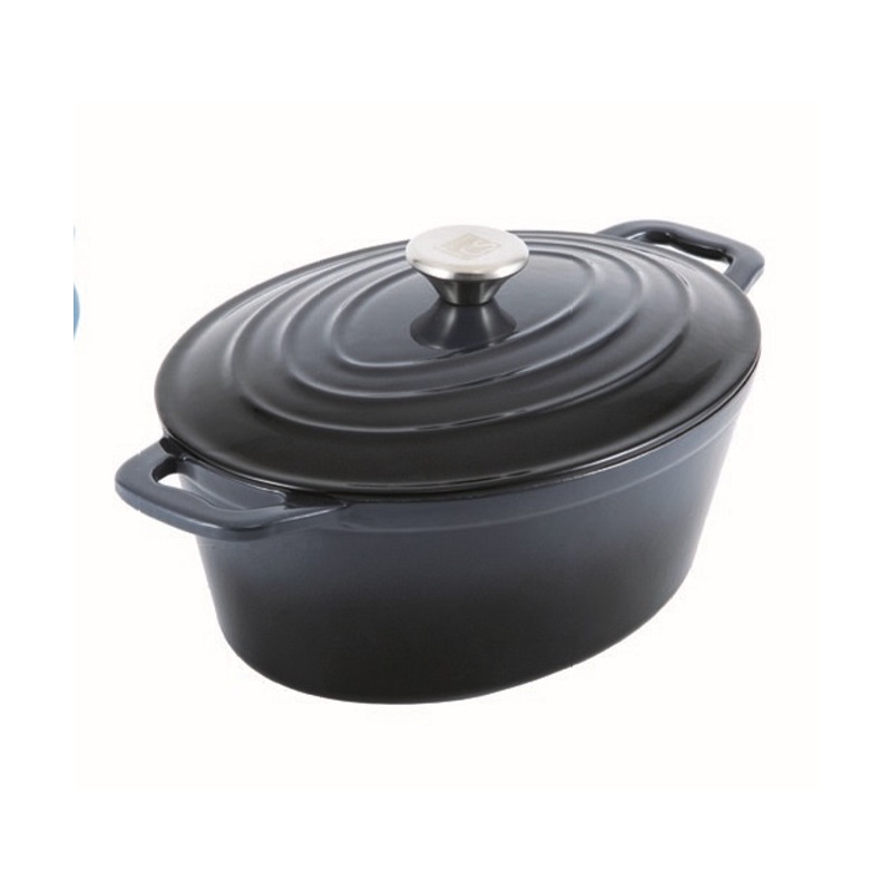 CS KOCHSYSTEME Pekáč s poklicí litinový Xanten 36 x 22 cm černý CS-061920