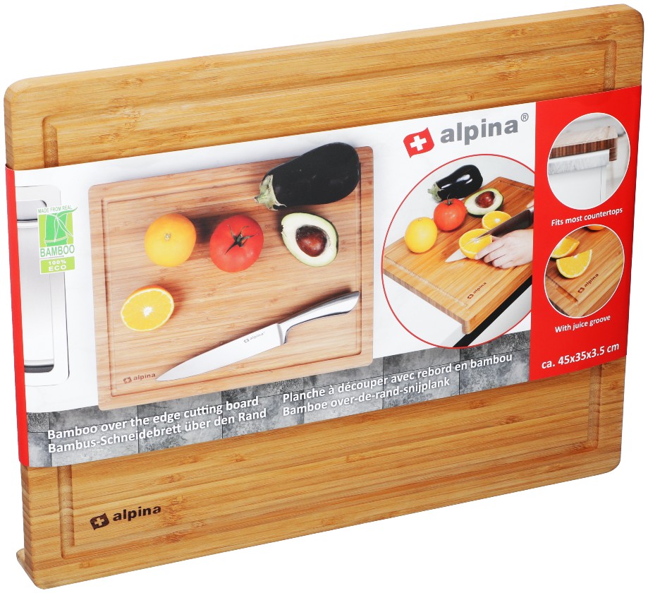 ALPINA Vál na těsto dřevěný 45 x 35 cm ED-247356