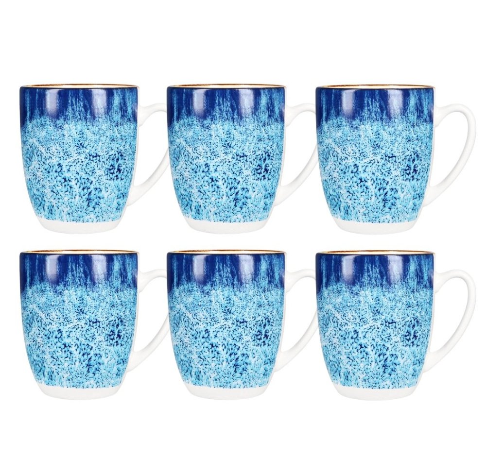 Product detail of HIT Hrnek na kávu i čaj sada 6 ks porcelán 350 ml OCEAN HT-24324251