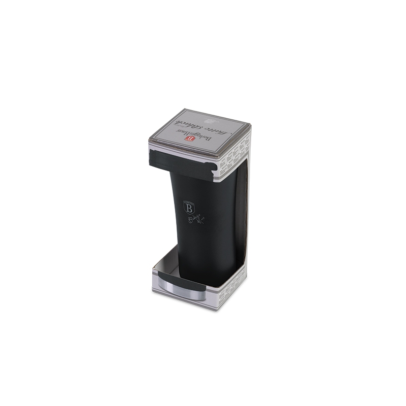 BERLINGERHAUS Termohrnek s dvojitou stěnou nerez 0,5 l Matte Black Collection BH-8751