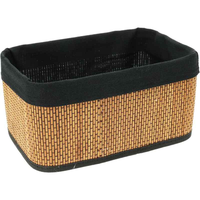 HOMESTYLING Sada košíků 3 ks bambus/len KO-KR9000090