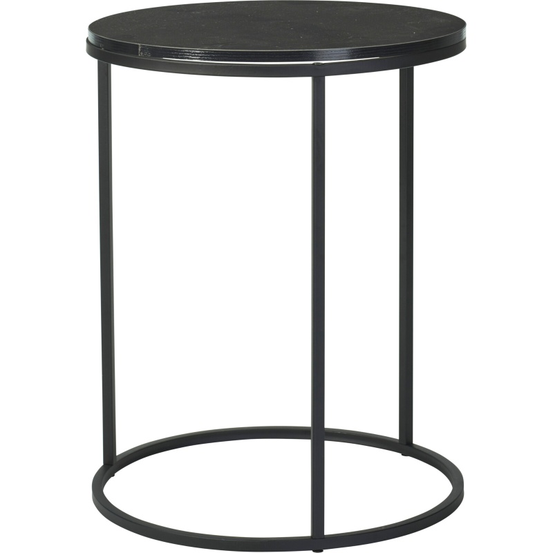 H & S COLLECTION Odkládací stolek sada 2 ks černá 40+50 cm KO-KR8200410