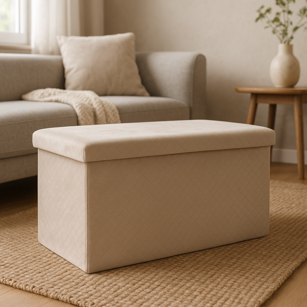 HOMESTYLING Taburet s úložným prostorem VELVET 76x38x38 cm KO-491016000